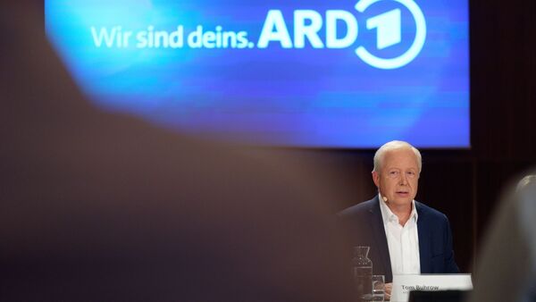 Tom Buhrow, aktueller ARD-Vorsitzender und WDR-Intendant, während eines Pressegesprächs., © Henning Kaiser/dpa