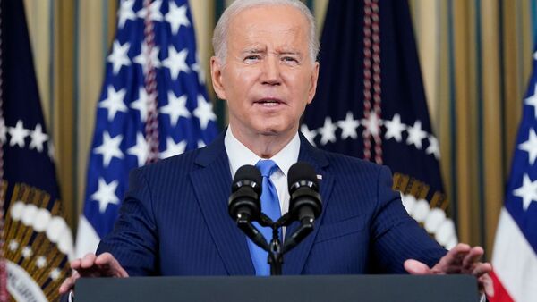 Wird er 2024 nochmal kandidieren? US-Präsident Joe Biden zögert die Entscheidung noch heraus., © Susan Walsh/AP/dpa