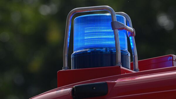 Ein Blaulicht leuchtet auf dem Dach eines Einsatzfahrzeugs., © Robert Michael/dpa-Zentralbild/ZB/Symbolbild